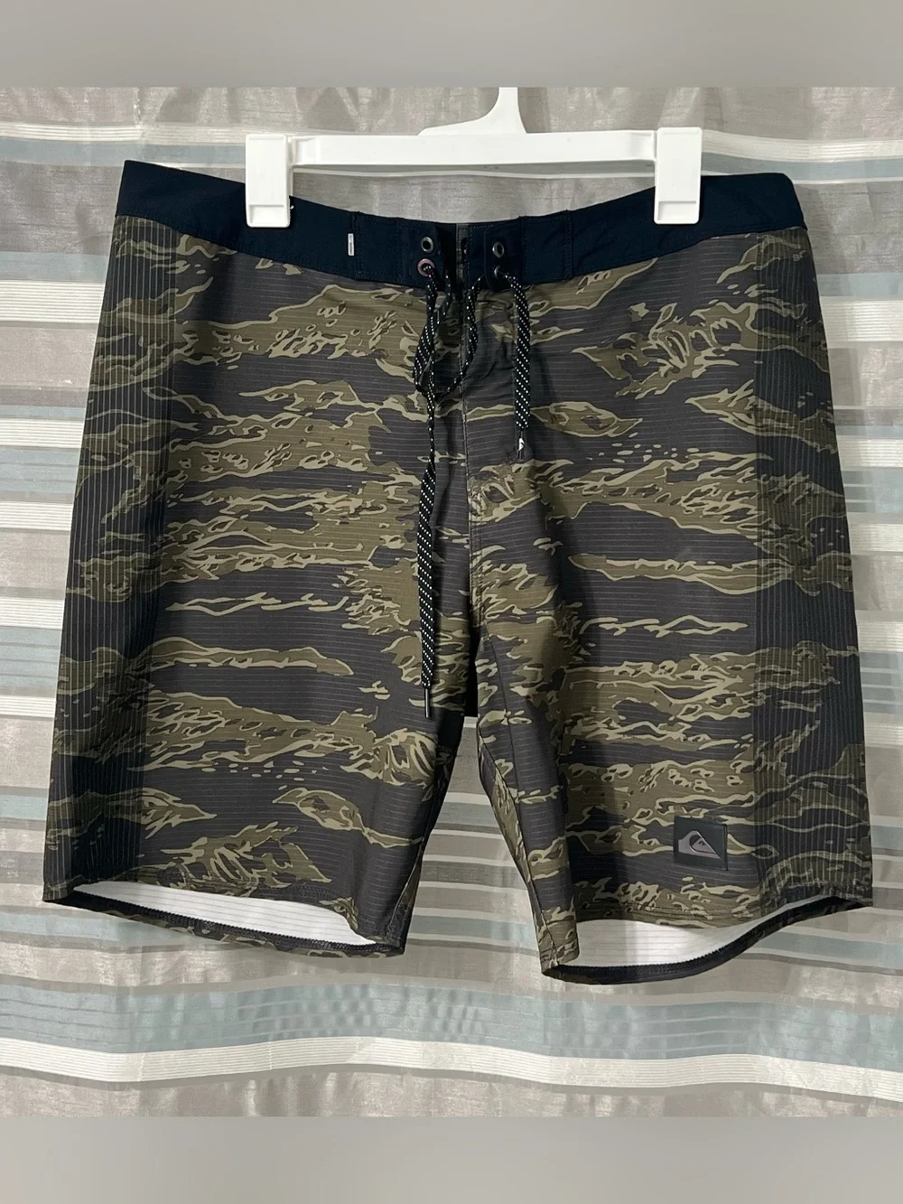 Quiksilver Highline Men’s Olive & Black Camo Board Shorts